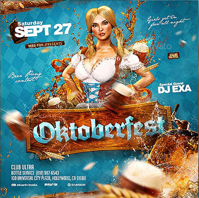 Oktoberfest-Party-Flyer