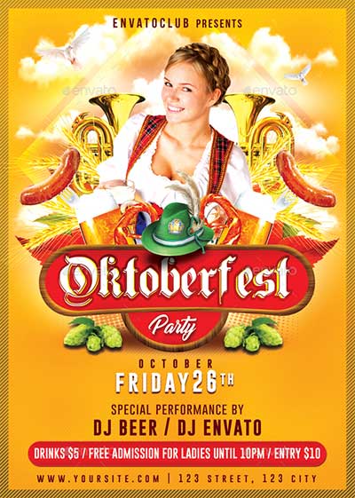 Oktoberfest-Party-Flyer