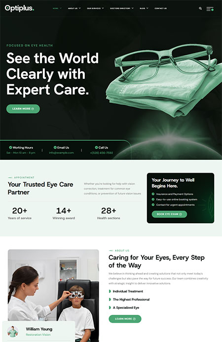 Optiplus-Optometrist-WordPress-Theme