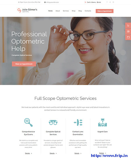 Optometry-Optics-Store-WordPress-Theme