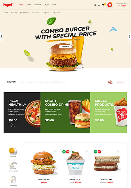 Papzi-Fast-Food-WooCommerce-Theme