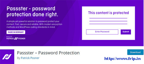 Passster-Password-Protection