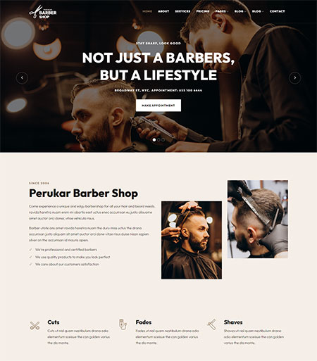 Perukar-Barber-WordPress-Theme