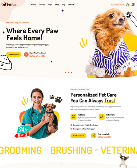 Petfun-Pet-Care-WordPress-Theme