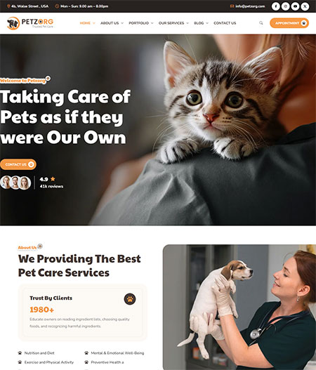 Petzorg-Pet-Care-Theme