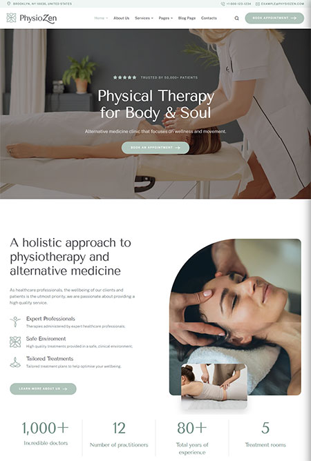 PhysioZen-Chiropractor-WordPress-Theme