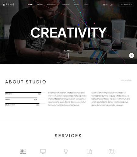 Pine-Creative-Agency-Theme