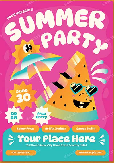 Pink-Gold-Summer-Party-Flyer-8