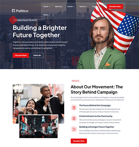 Politico-Website-Template