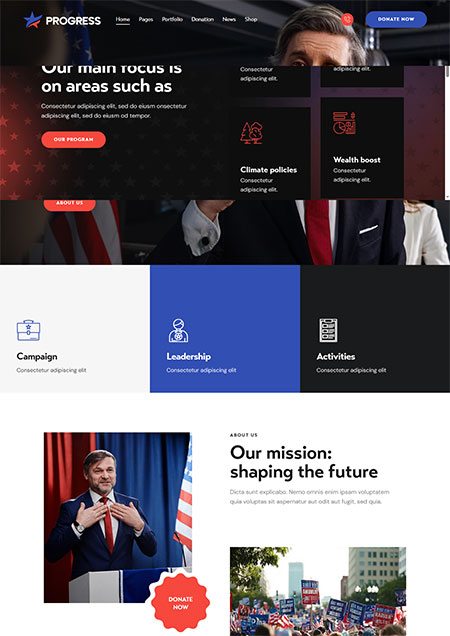 Progress-WordPress-Theme