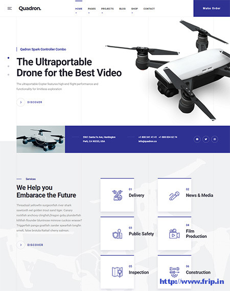 Quadron-UAV-Drone-WordPress-Theme