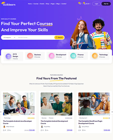 Quicklearn-WordPress-Theme