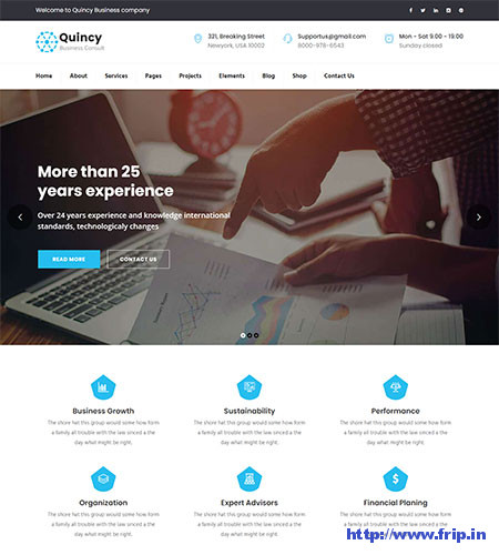 Quincy-Business-Theme