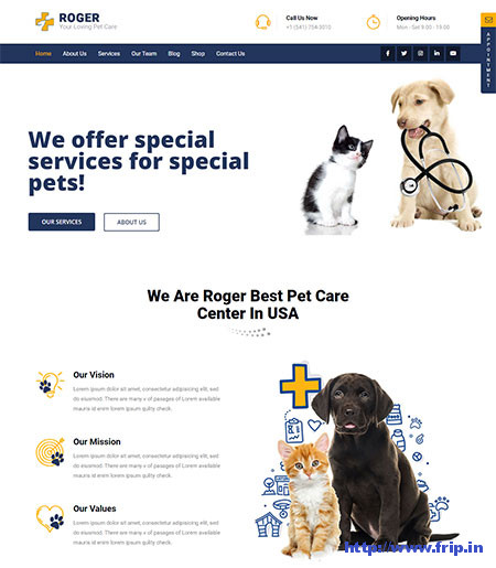 Animal Pets WordPress Themes