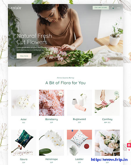 Roisin-Flower-Shop-WordPress-Theme