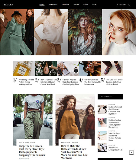 Fashion Blog WordPress Theme
