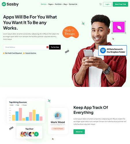 Sasby-WordPress-Theme