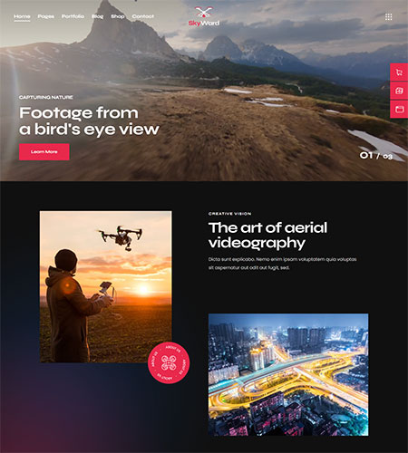 Skyward-WordPress-Theme