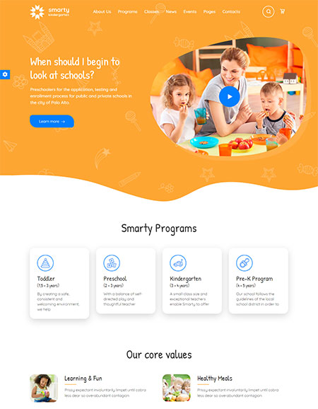 Smarty-Kindergarten-WordPress-Theme