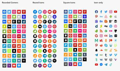 Social-Media-Icons-Widget plugin