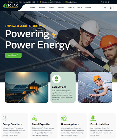 Solak-WordPress-Theme