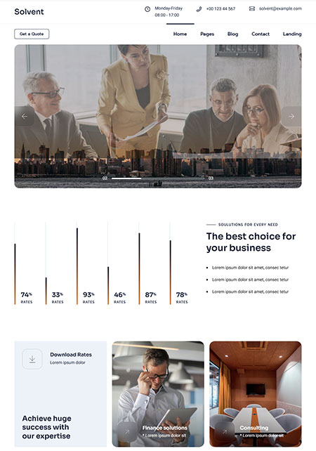 Solvent-Account-WordPress-Theme