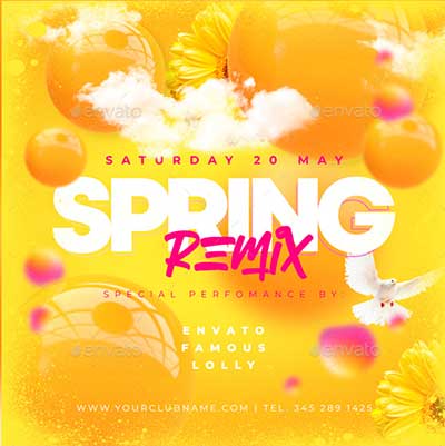 Spring-Party-Flyer