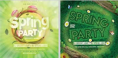 Spring-Party-Flyer-Bundle 