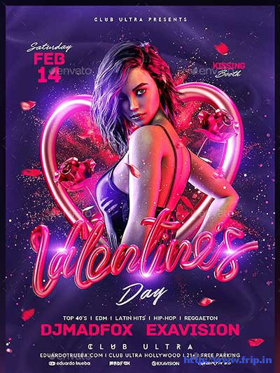 St. Valentine’s Day Party Flyer