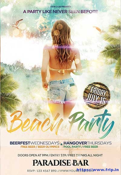 Summer-Beach-Party-Flyers