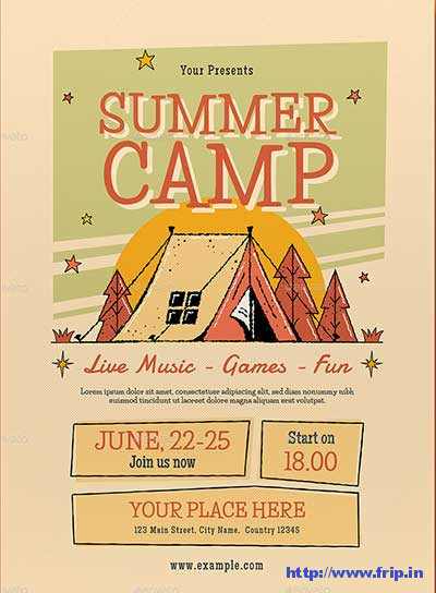 Summer-Camp-Flyer-Set