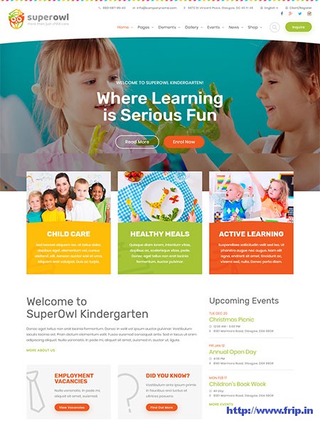 SuperOwl-Learning-HTML5-Template