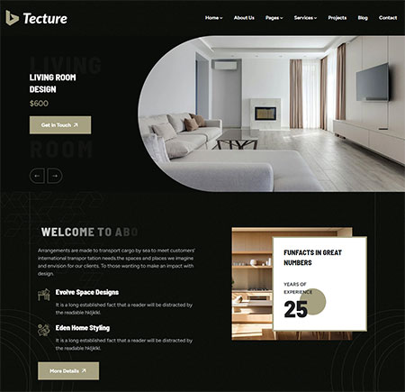 Tecture-Interior-WordPress-Theme