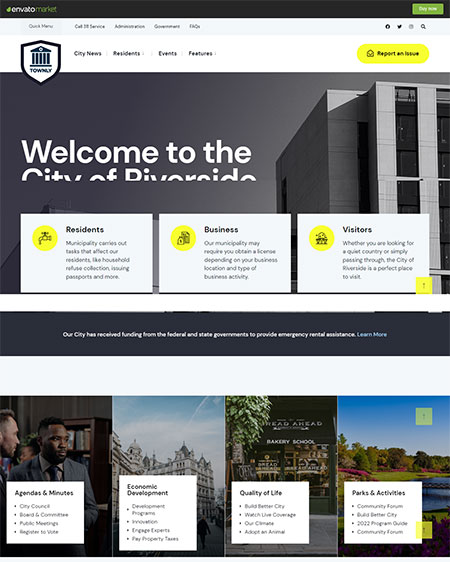 Townly-Government-WordPress-Theme