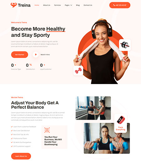 Treina-WordPress-Theme