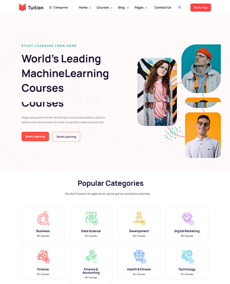 Tuition-Online-Course-Theme