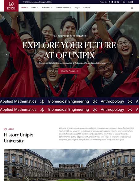 Unipix-University-WordPress-Theme
