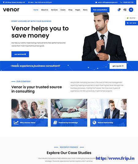 Venor-Business-Consulting-Theme