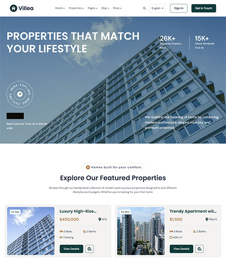 Villea-WordPress-Theme