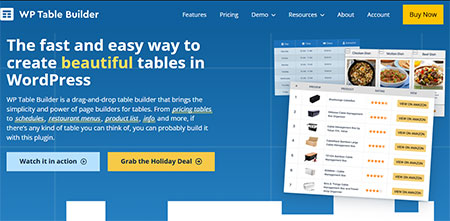 WP-Table-Builder-Plugin