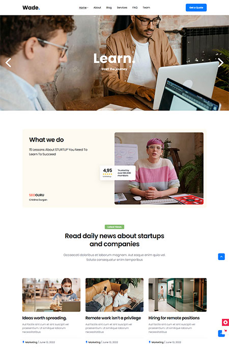 Wade-Business-One-Page-Theme