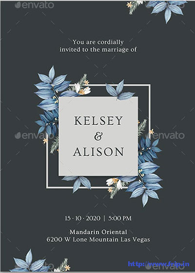 Wedding-Invitation template