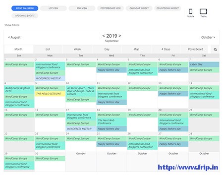 WordPress-Event-Calendar-Plugin