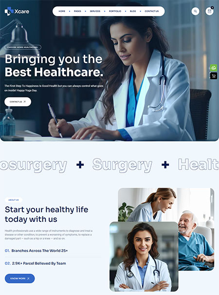 XCare-WordPress-Theme