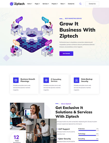 Ziptech-Technology-WordPress-Theme