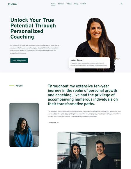 inspiro-life coach-wordpress-theme