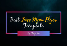 10 Best Juice Menu Flyer Template 2025