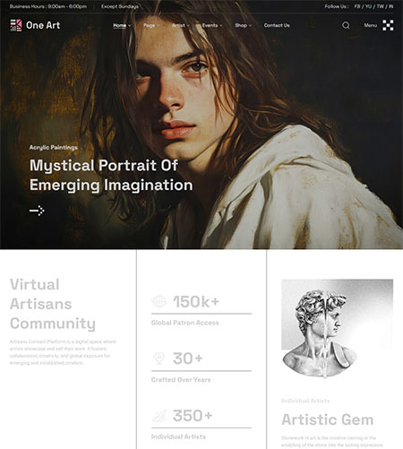 one-art-wordpress-theme