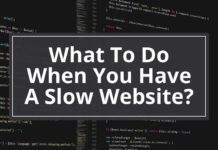 what to do when you have a slow website